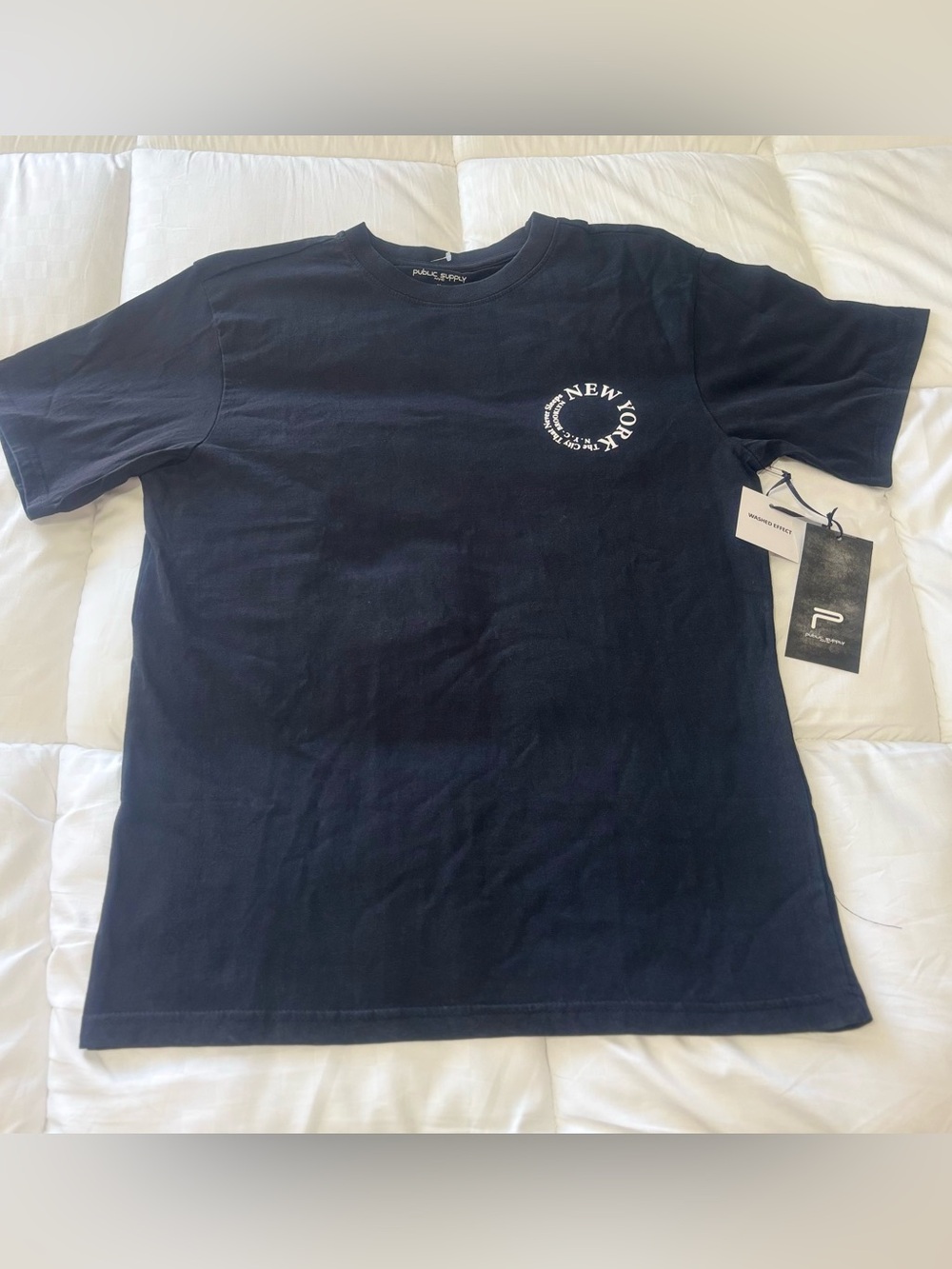 Public Supply NYC Men's Short Sleeve City That Never Sleeps Tee Size: Medium